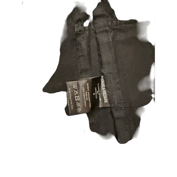 Zadig & Voltaire cargo black utility jacket size small - Picture 6 of 14